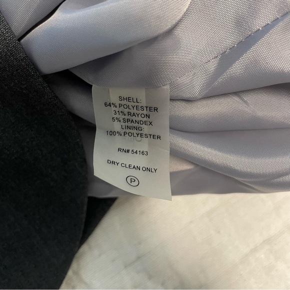 Calvin Klein Women’s Jacket Blazer NWT Grey Two Button Front Size 20W Li… - Picture 8 of 8